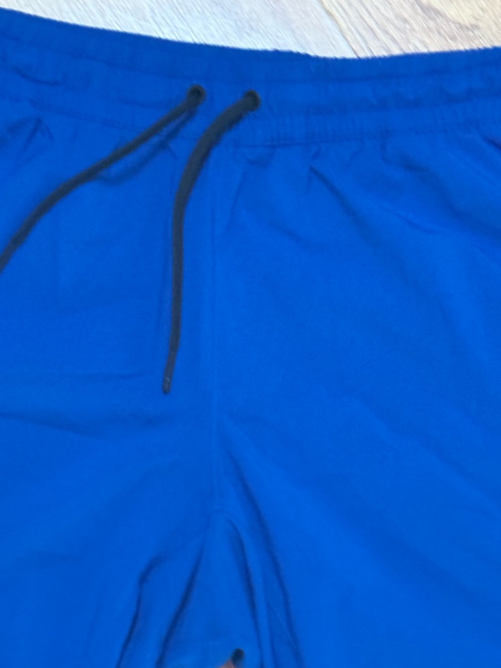 Reebok Men's Royal Blue Athletic Shorts with Black Drawstring - Picture 3 of 8